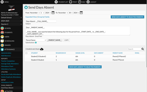 Email Parents module screenshot 7