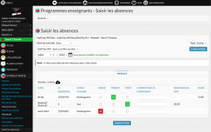 Screenshot 1 du module d'entrée et sortie Premium